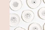 Botanical Line Art Logo Elements V1, a Texture Illustration by Kaya Fonts (Thumbnail 17 of 19)