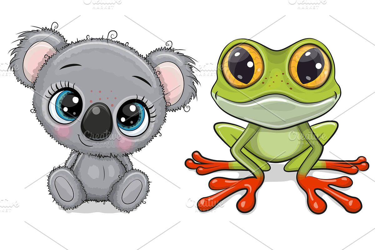 Cartoon Animals Set, an Animal Illustration by Regina Art (Reginast777) (Photo 2 of 4)