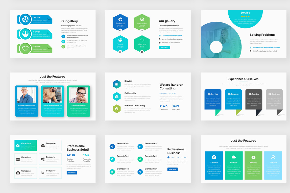 Company Profile Pitch Deck Keynote, a Presentation Template by One Percent Studio (Photo 2 of 20)