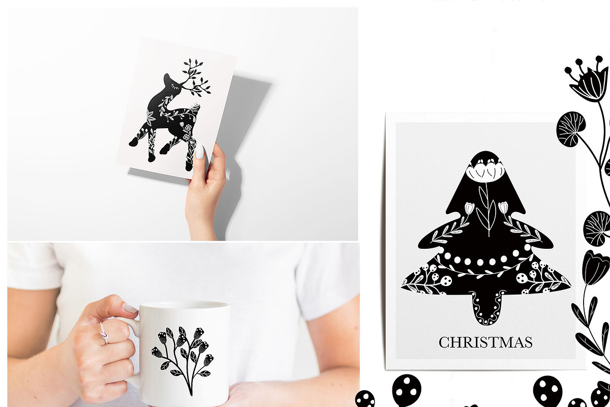 Scandinavian Christmas illustration, an Animal Illustration by Usis (Photo 13 of 16)