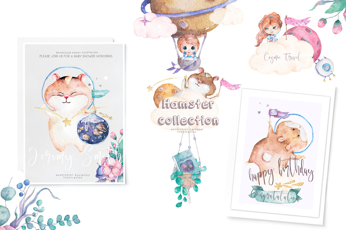Cosmic Adventure Watercolor Set, an Education Illustration by Ann Art Houze (Photo 9 of 12)