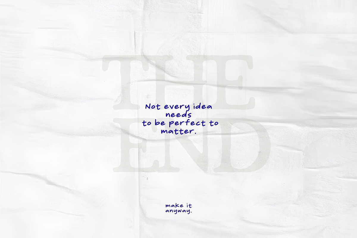 Make It Anyway – Handwritten, a Handwritten Font by Prapti Design (Photo 9 of 9)