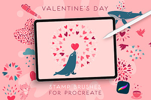 Valentine's Day Procreate Brushes