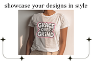 White Bella Canvas 3001 Mockup Pack, a Mockup by Collage Cult (Thumbnail 2 of 3)