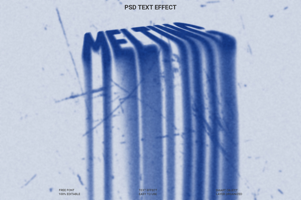 Melting Spray Paint Text Effect, a Layer Style Add-On by Imamul001