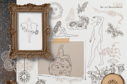 Rusty Fantasy. Line art & collage, an Object Graphic by AnMark (Thumbnail 2 of 10)