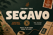 Segavo – Bold Display Font, a Handwritten Font by Solutype (Thumbnail 12 of 12)