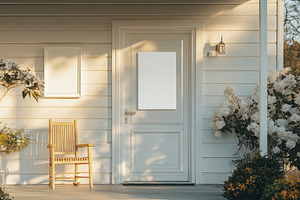 Beautifully decorated white wall, a Photo by Pavel_design