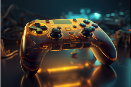 Game controller joystick control, an Object Graphic by Ylivdesign