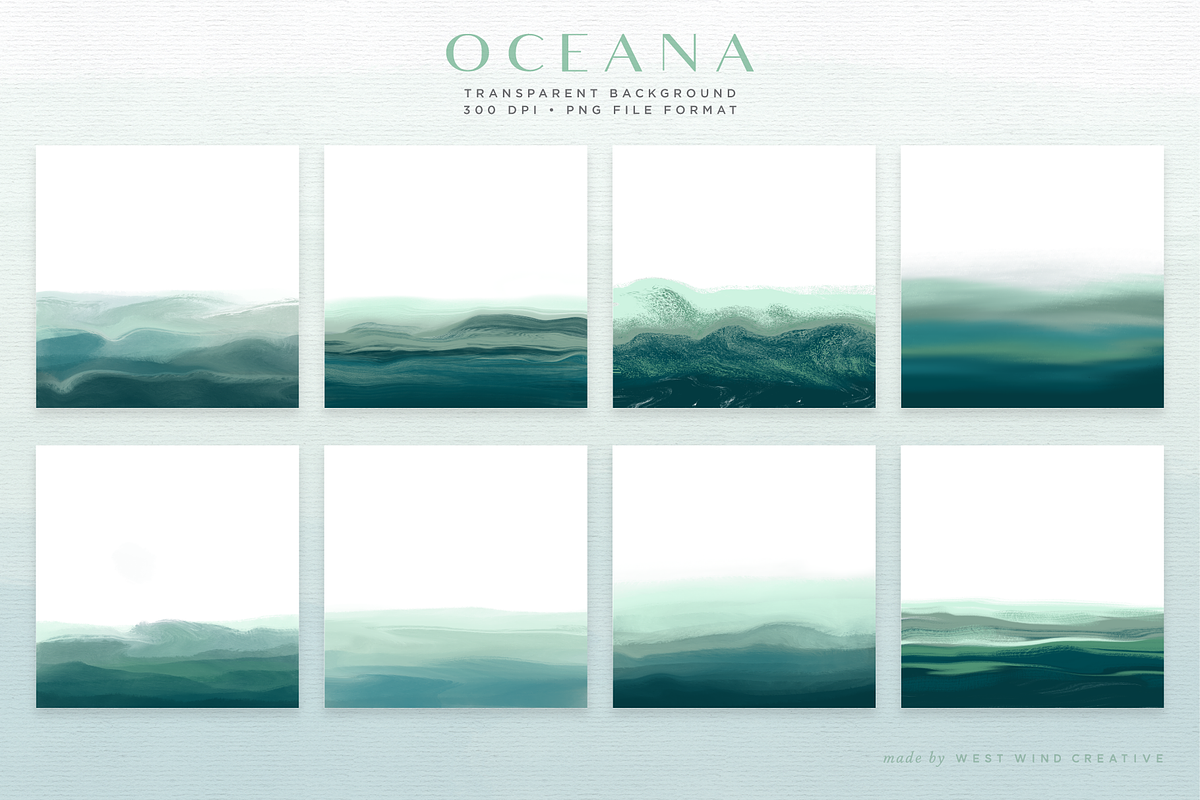 Oceana - Textured Backgrounds, a Background Graphic by Opal Creative (Photo 3 of 9)