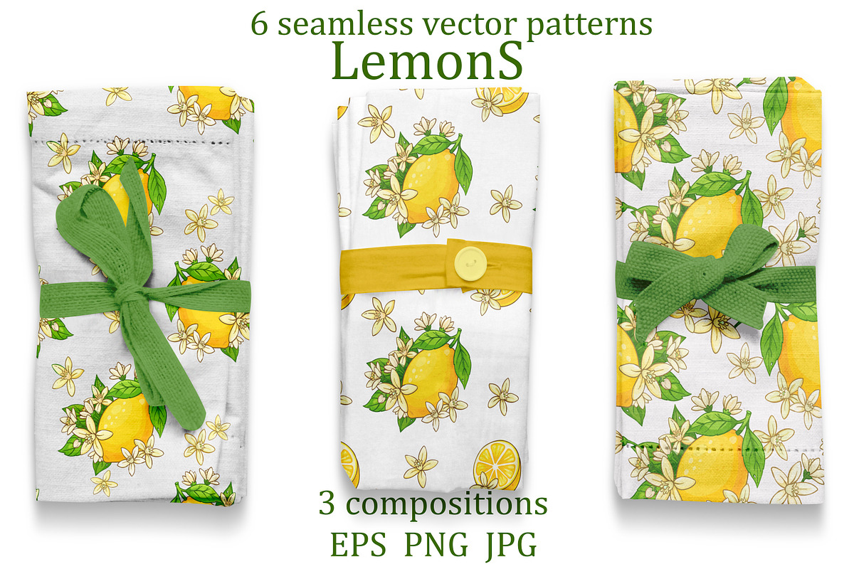 Lemon Blossom Vector Set – 3 Floral, an Illustration by EshaStudio (Photo 4 of 5)