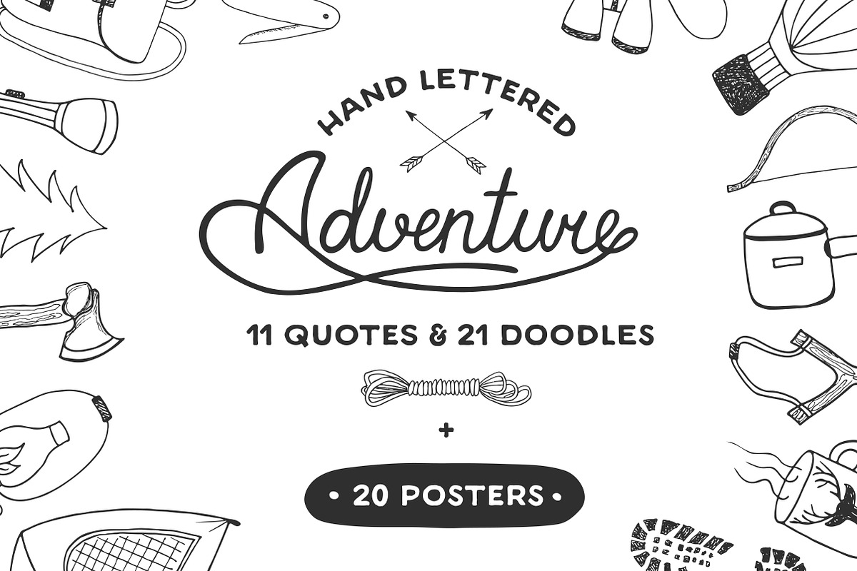 Adventure quotes and doodles, an Illustration by Akimo Mia (Photo 1 of 15)