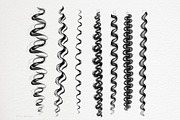 Procreate curly hair brushes, a Brushes & More by KsTumanova (Thumbnail 3 of 4)