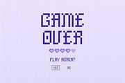 Shiver Glitch | Pixelated Font, a Sans Serif Font by gracetype_studio (Thumbnail 5 of 12)