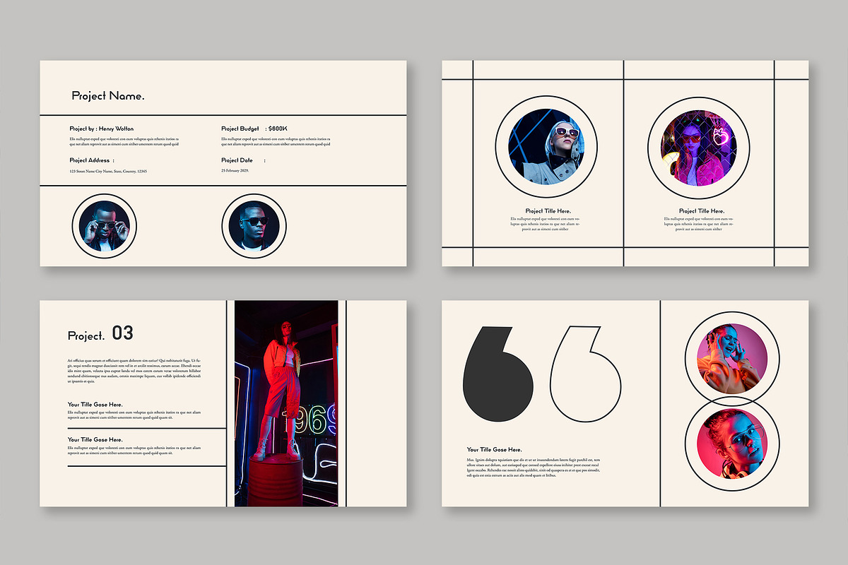 Portfolio Presentation Template, a Presentation Template by Mighty-Slide (Photo 4 of 5)