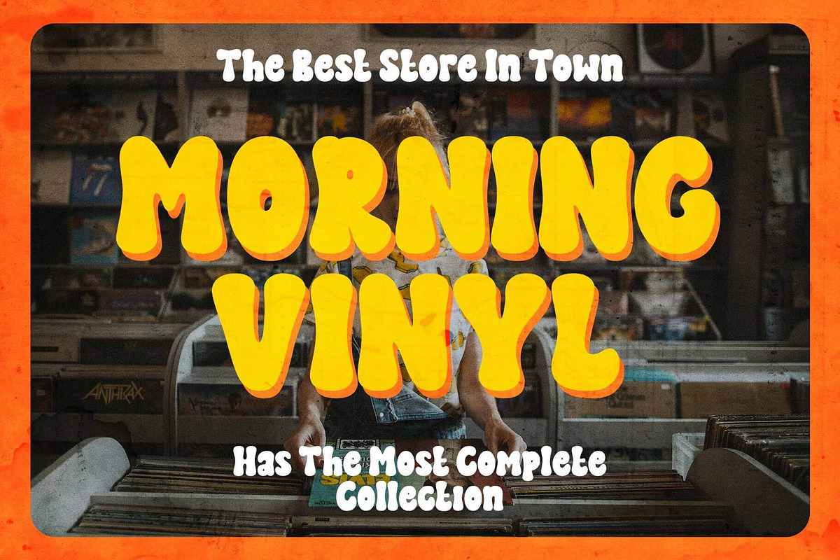 Master Retro Font, a Handwritten Font by Koplexs Studio (Photo 7 of 10)