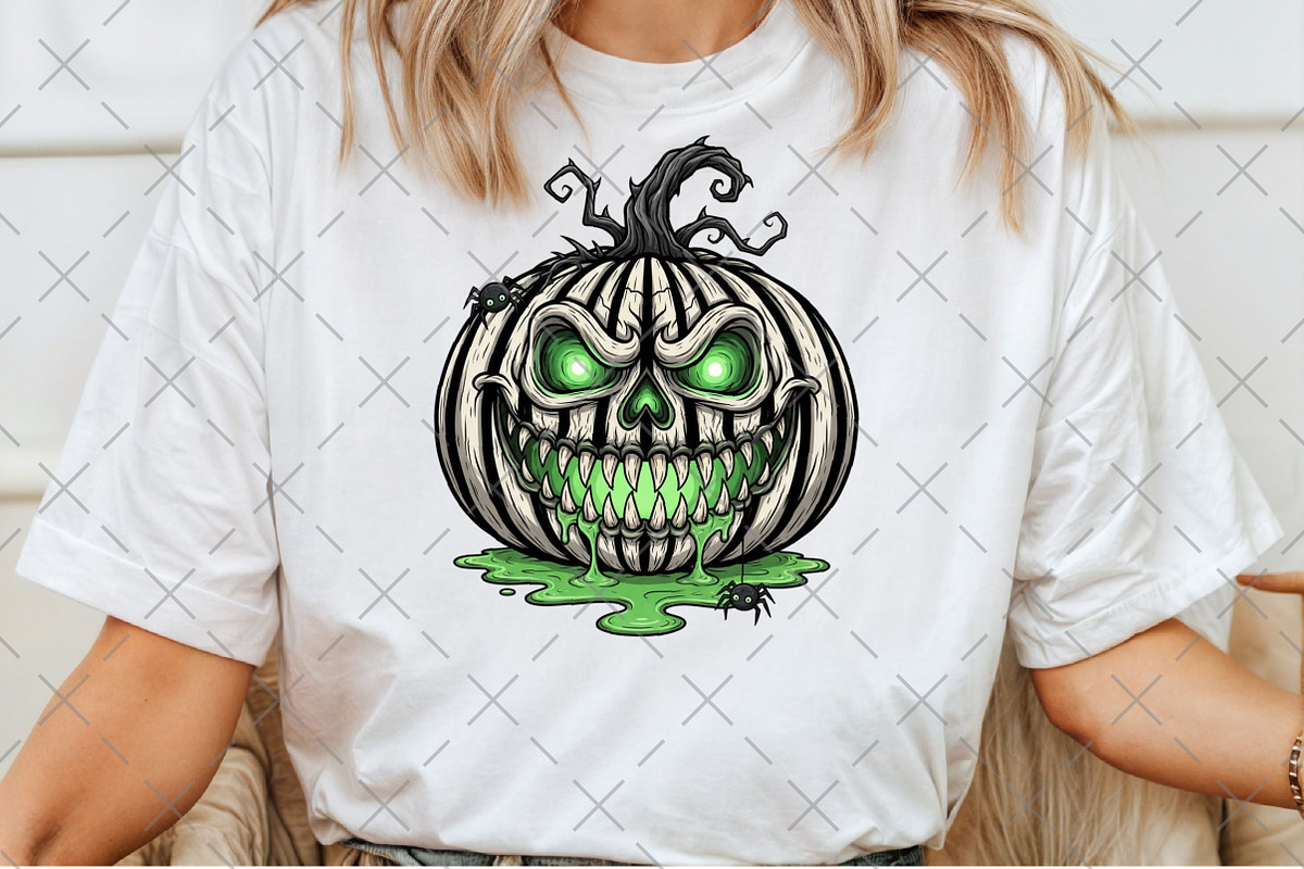 Spooky Pumpkin PNG, an Illustration by Craft Nest (Photo 5 of 6)