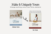 Therapy Instagram Templates, a Social Media Template by Anna Design Studio (Thumbnail 6 of 9)