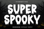 Super Spooky | Script Font, a Script Font by Scratchones (Thumbnail 1 of 8)