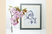 Joyful seniors. 30 illustrations, a Person Illustration by Nadia Murash (Thumbnail 5 of 5)