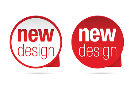 New Design label tag sticker