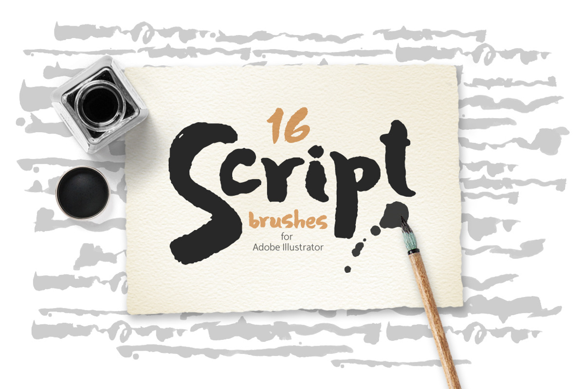 Script Brushes for Illustrator