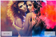 Lovely Watercolor Effect Actions PS, an Action Add-On by ShutterPro (Thumbnail 58 of 71)