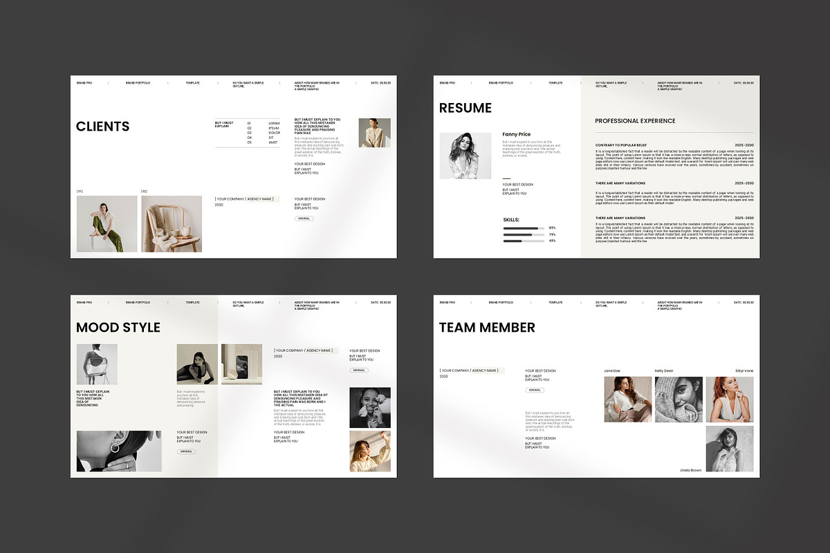 Hana Portfolio Presentation Template, a Presentation Template by PrintIdea (Photo 5 of 7)