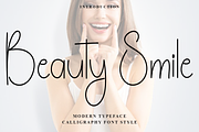 Beauty Smile, a Sans Serif Font by FreshTypeINK (Thumbnail 1 of 7)