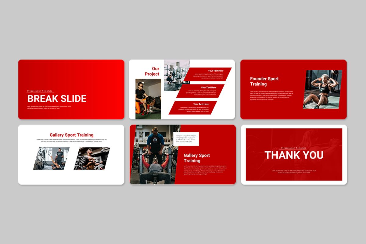 Sport Training - Google Slides, a Presentation Template by QR Design Studio (Photo 3 of 3)