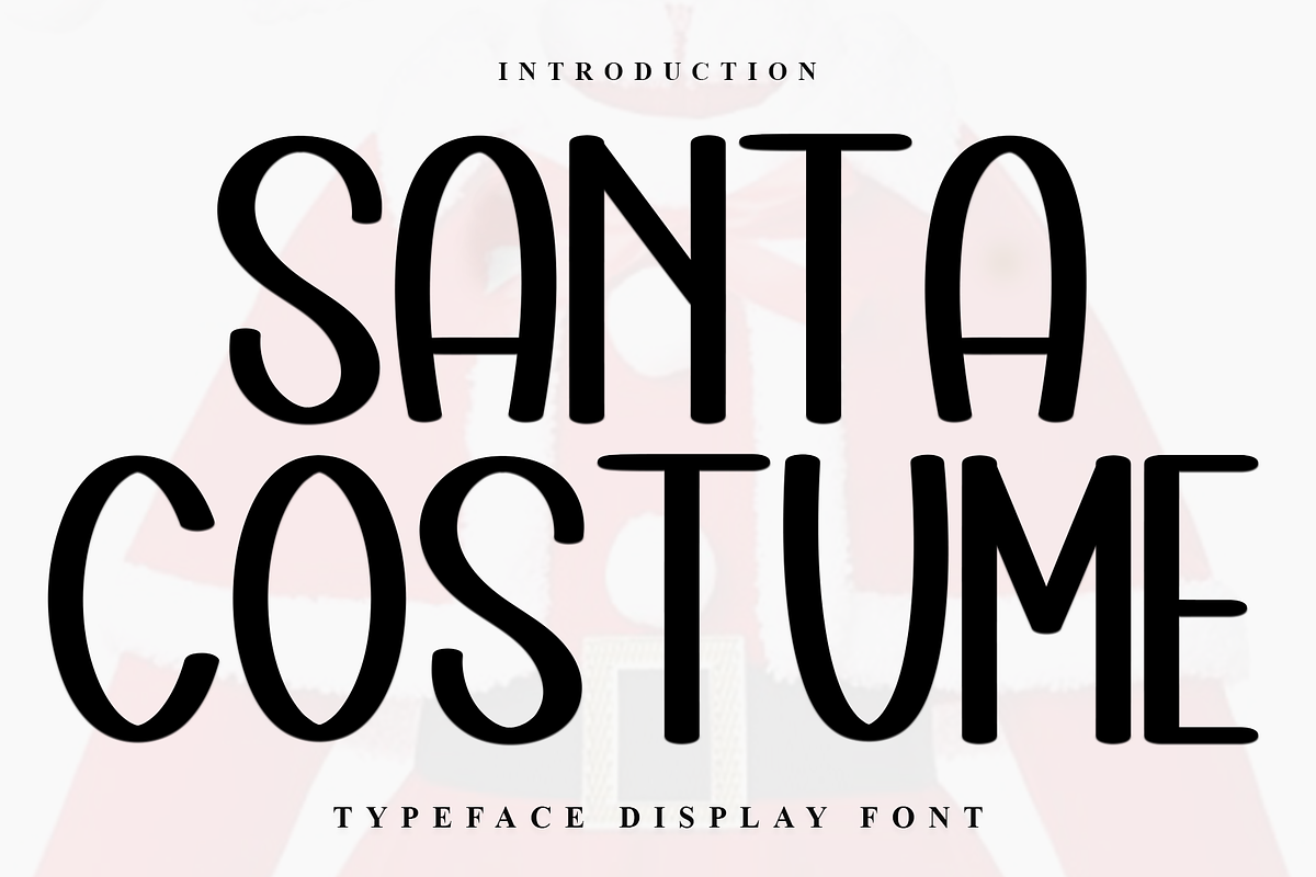 Santa Costume, a Sans Serif Font by FreshTypeINK (Photo 1 of 8)