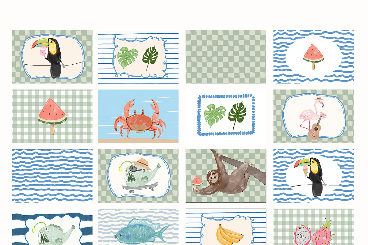 Nursery Wall Art Prints Bundle, a Background Graphic by Artemsky (Photo 19 of 19)