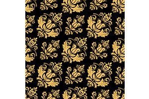Seamless Oriental Vector Background, a Decorative Illustration by FineArtStudio