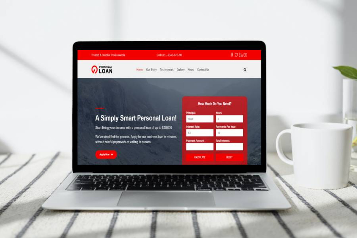 Loan Officer WordPress Theme preview 2
