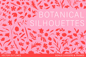 Botanical Vector Silhouettes