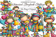 Whimsical Storybook Children Clipart, an Illustration by designcity5 (Thumbnail 1 of 5)