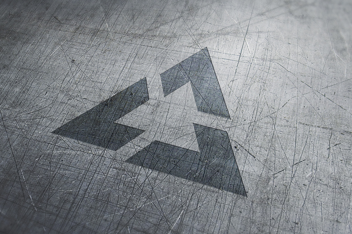 Sci-Fi Triangular Logo, a Branding & Logo Template by GLXY (Photo 4 of 5)