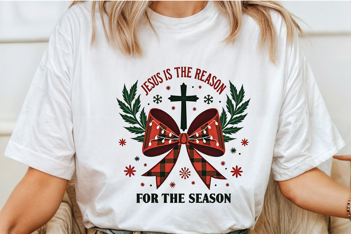 Jesus is the Reason Christmas PNG, an Illustration by Libby Wishes (Photo 1 of 4)
