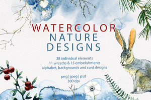 Watercolor all seasons