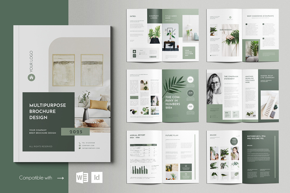 Brochure Template 01, a Brochure Template by BrochuresFactory (Photo 1 of 7)