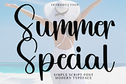 Summer Special, a Handwritten Font by InermediaSTUDIO (Thumbnail 1 of 8)