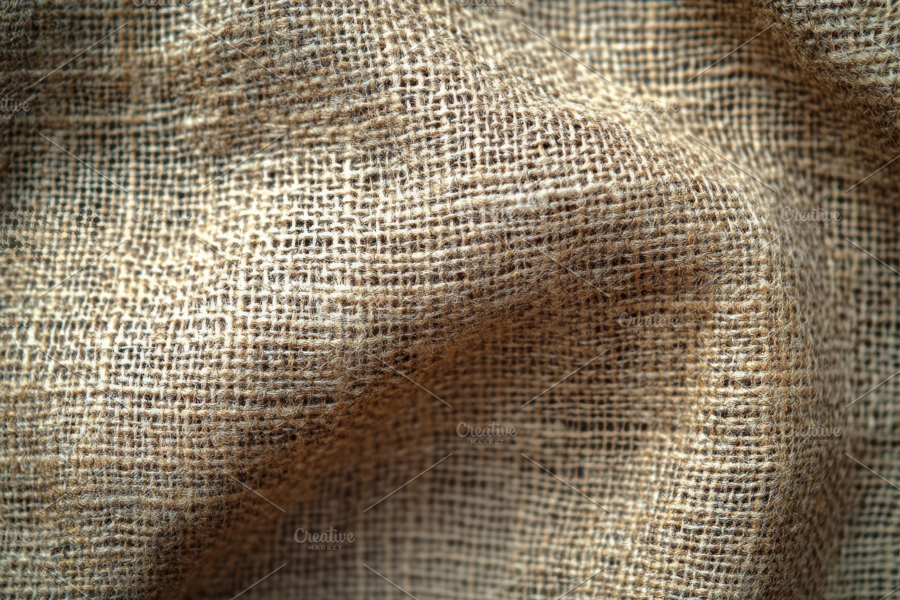 Brown burlap texture rustic fabric b, a Background Photo by Pixeness
