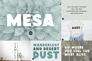 DESERT DREAMS Lettered Font Bundle