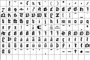 1462 Bamberg, a Blackletter Font by GLC Foundry (Thumbnail 3 of 3)