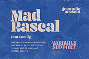 Mad Rascal - Font Family, a Serif Font by Get Studio (Thumbnail 1 of 24)