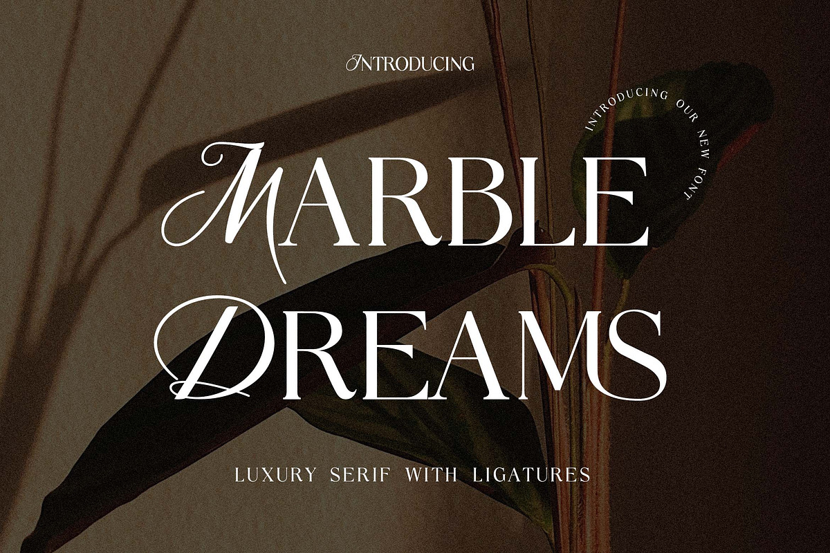 Marble Dreams Luxury Serif Font, a Serif Font by UICreative (Photo 1 of 13)