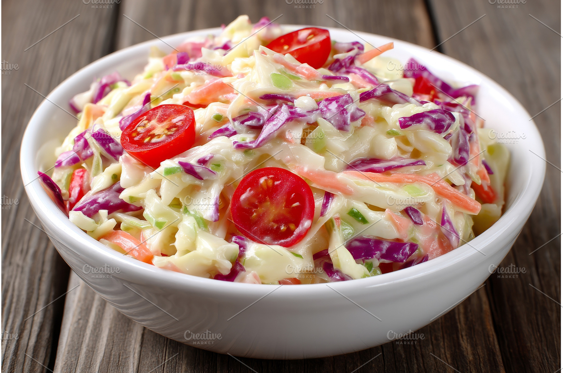 A vibrant salad of mixed vegetables, a Food & Drink Photo by ZinetroN