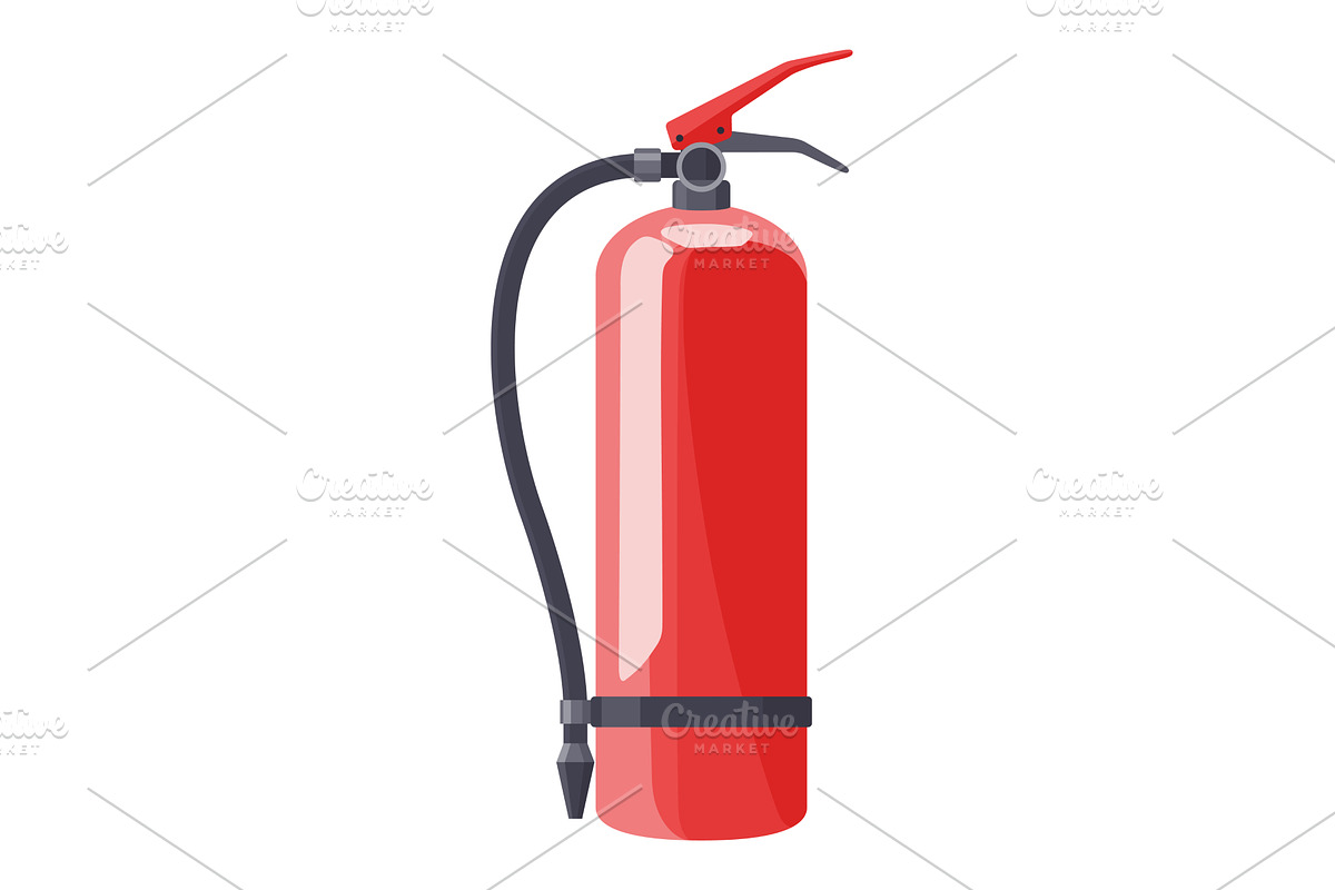 Fire extinguisher tank flat, an Object Illustration by Things for designers