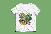 Surfing in pineapple illustration, a Person Illustration by gunaonedesign (Thumbnail 5 of 5)