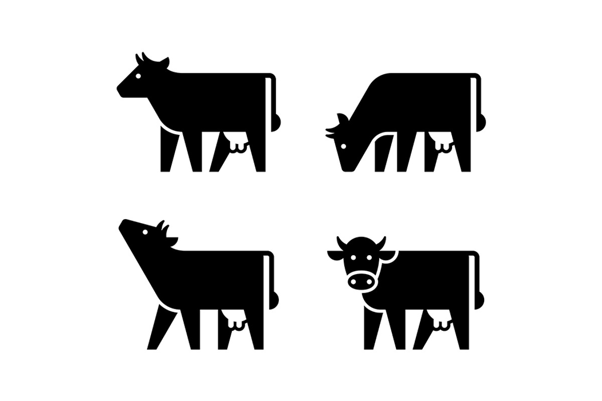 Cow Logo, a Graphic by NataliiaVolyk (Photo 3 of 7)